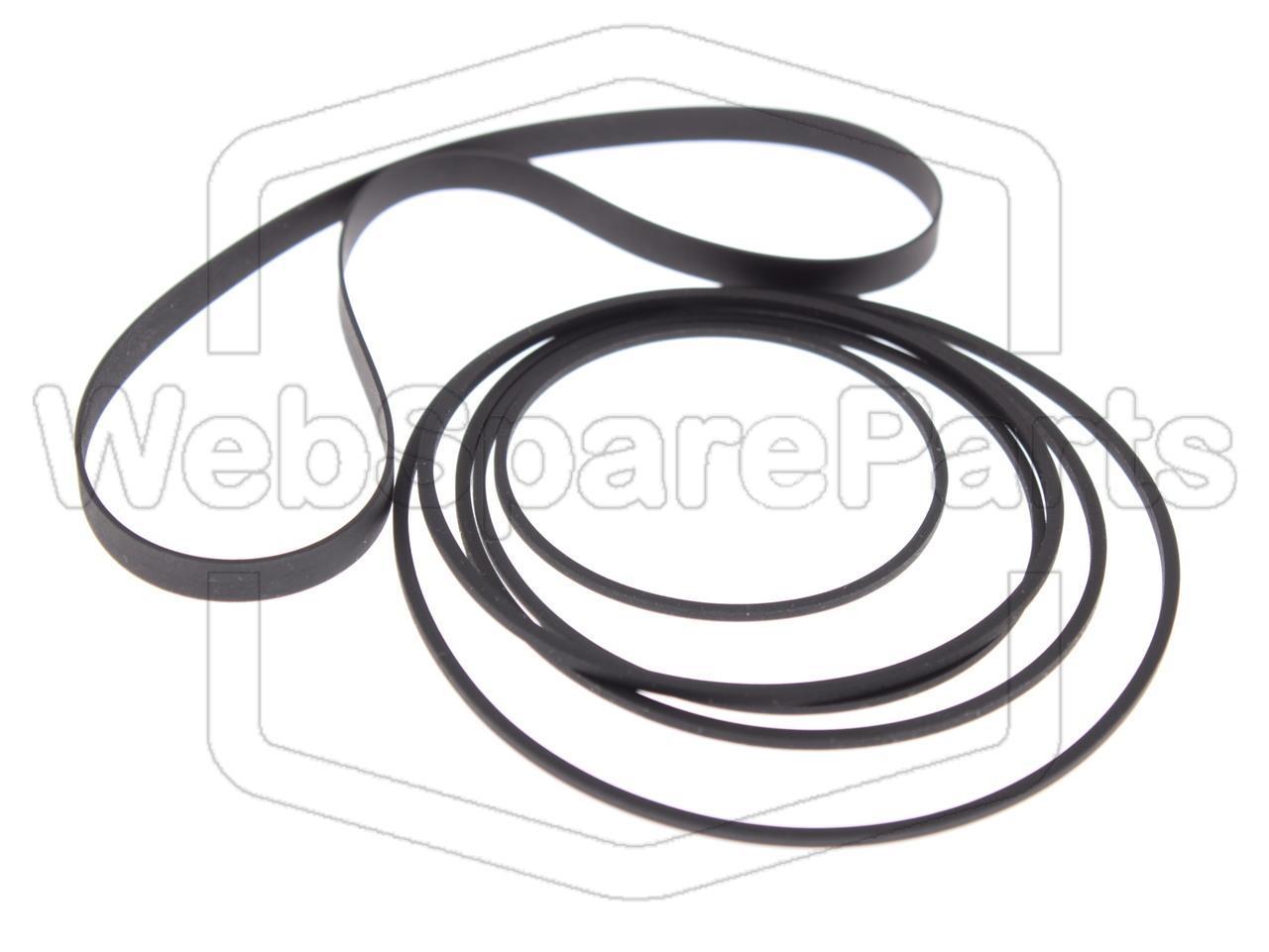 Snarenkit voor dubbel cassettedeck Kenwood X-3WX (MIDI M-30)