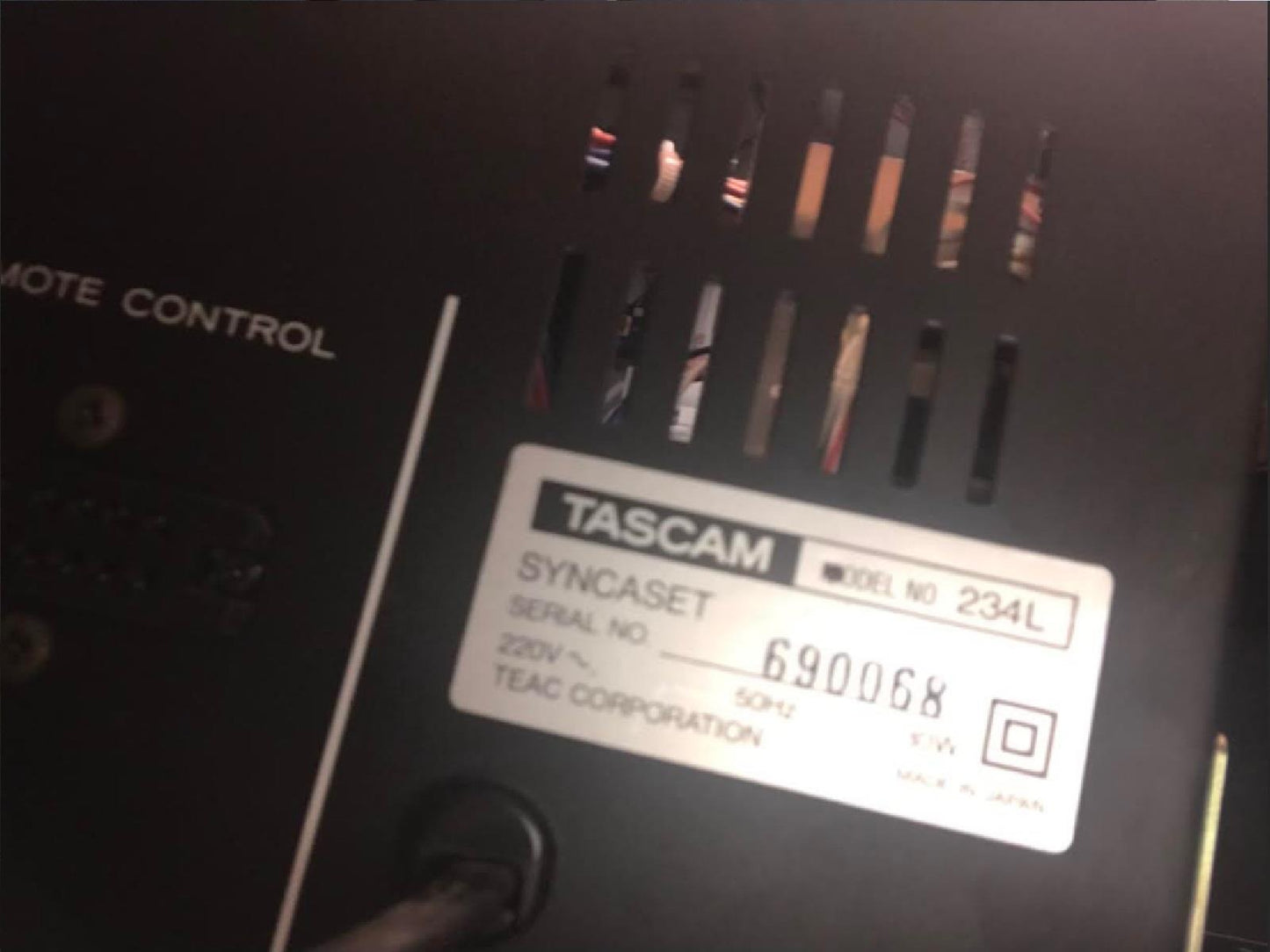 Snarenkit voor cassettedeck Teac Tascam 234 L SYNCASET