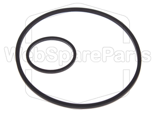 Riemenset snaarset voor DVD VCR combinatie Sanyo HV-DX2E
