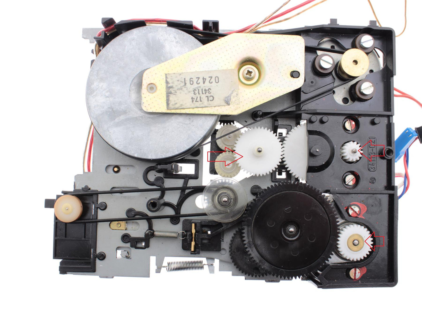 Tandwiel reparatieset voor cassettedeck Grundig SCF6200