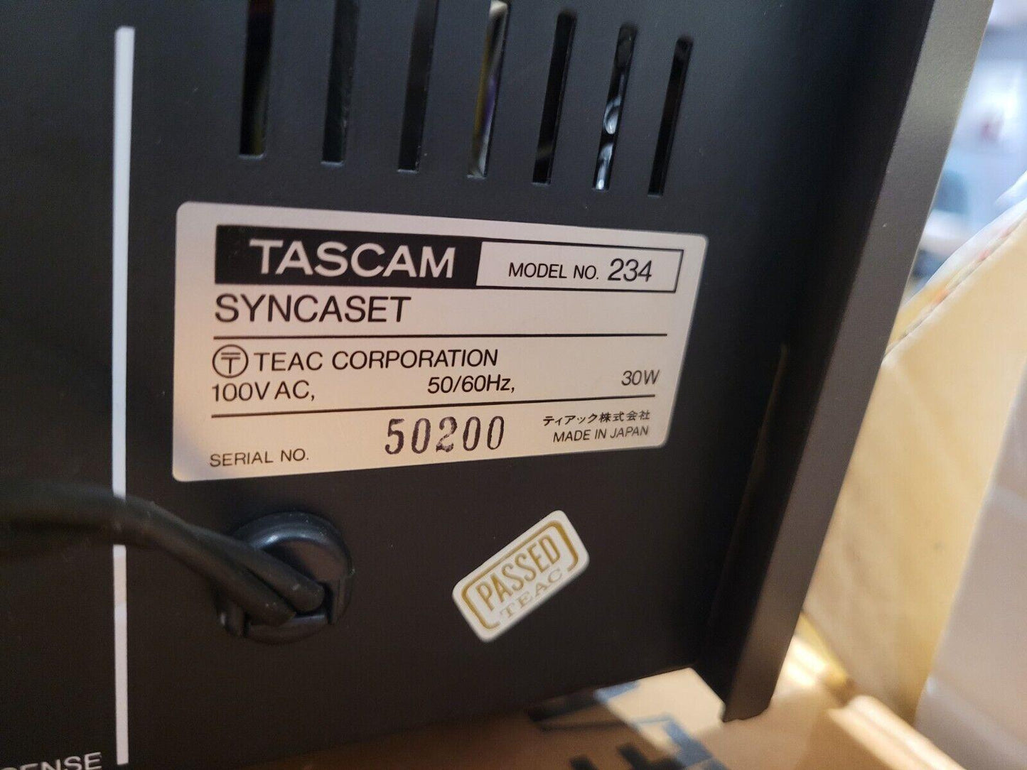 Snarenkit voor cassettedeck Teac-Tascam 234 SYNCASET