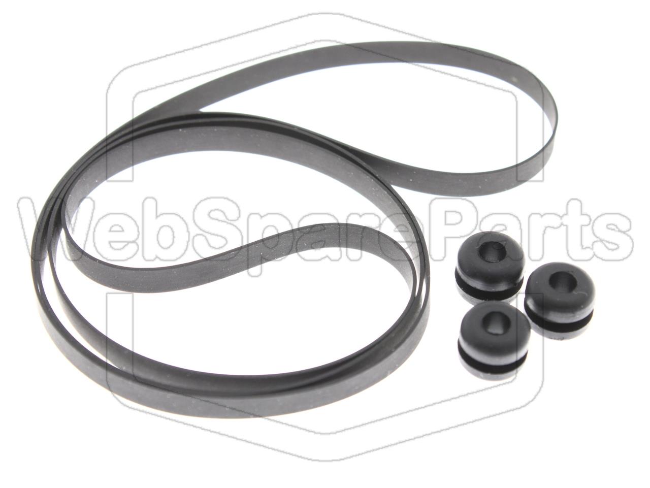 Snaar en motorrubber voor platenspeler Bang & Olufsen Beocenter 2200