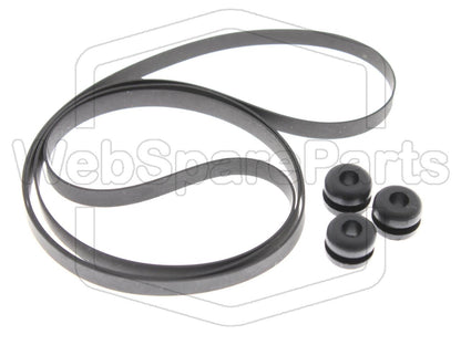 Snaar en motorrubber voor platenspeler Bang & Olufsen Beocenter 2200