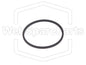 Uitwerplade aandrijfriem snaar voor CD speler Roksan black